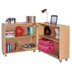 Mobile Hinged Library Bookcase